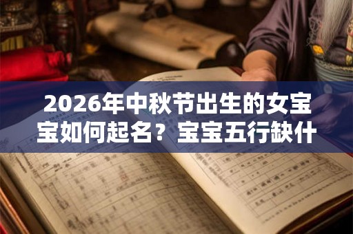 2026年中秋节出生的女宝宝如何起名？宝宝五行缺什么？
