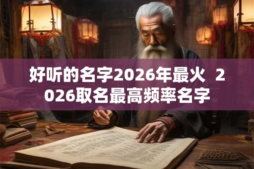 好听的名字2026年最火  2026取名最高频率名字