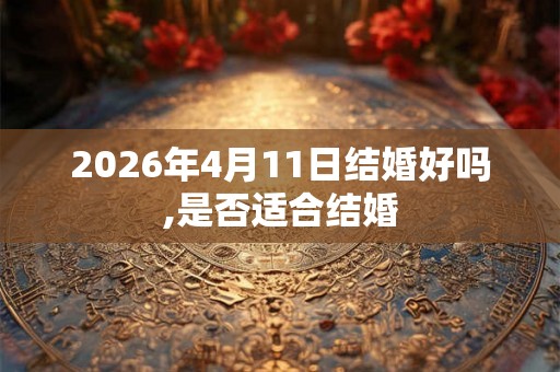 2026年4月11日结婚好吗,是否适合结婚
