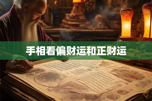 手相看偏财运和正财运