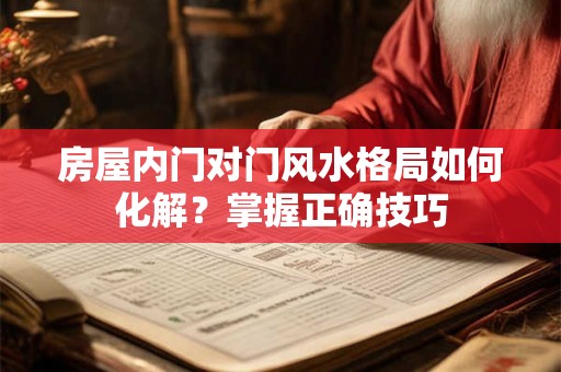 房屋内门对门风水格局如何化解？掌握正确技巧