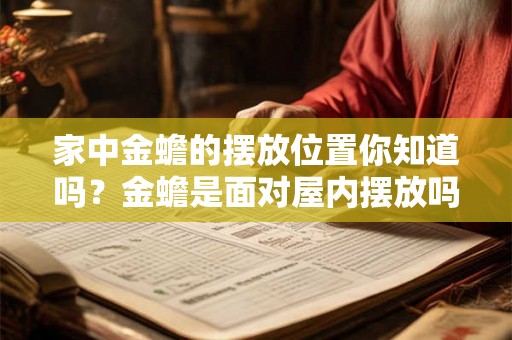 家中金蟾的摆放位置你知道吗？金蟾是面对屋内摆放吗？