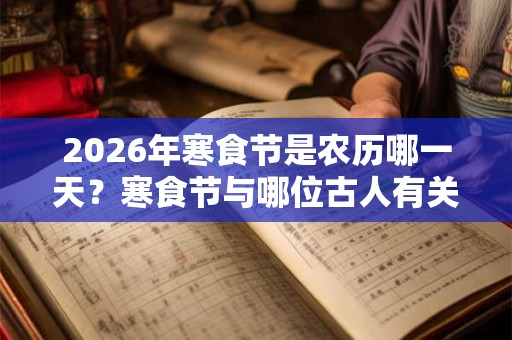 2026年寒食节是农历哪一天？寒食节与哪位古人有关？