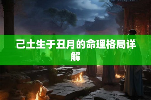 己土生于丑月的命理格局详解 己土生于丑月的命理格局详解