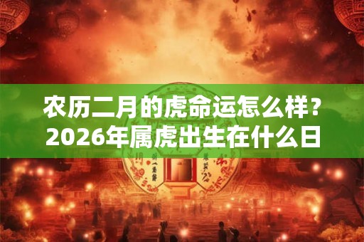农历二月的虎命运怎么样？2026年属虎出生在什么日子一生好命？