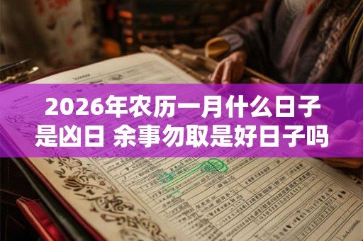 2026年农历一月什么日子是凶日 余事勿取是好日子吗 2026年农历一月什么日子是凶日 余事勿取是好日子吗