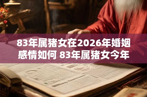 83年属猪女在2026年婚姻感情如何 83年属猪女今年婚姻幸福吗