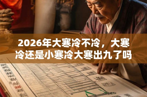 2026年大寒冷不冷,大寒冷还是小寒冷大寒出九了吗? 2026年大寒冷不冷,大寒冷还是小寒冷大寒出九了吗?