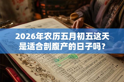 2026年农历五月初五这天是适合剖腹产的日子吗？