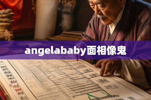 angelababy面相像鬼