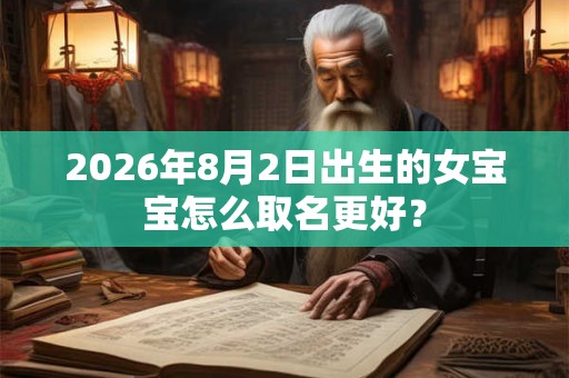 2026年8月2日出生的女宝宝怎么取名更好？
