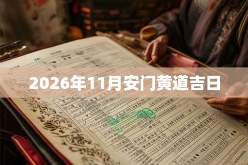 2026年11月安门黄道吉日