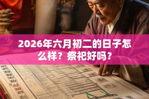 2026年六月初二的日子怎么样?祭祀好吗? 2026年六月初二的日子怎么样?祭祀好吗?