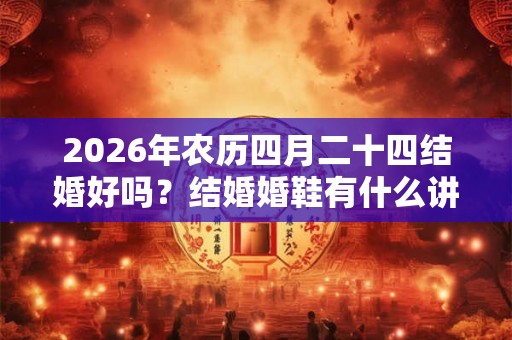 2026年农历四月二十四结婚好吗？结婚婚鞋有什么讲究？