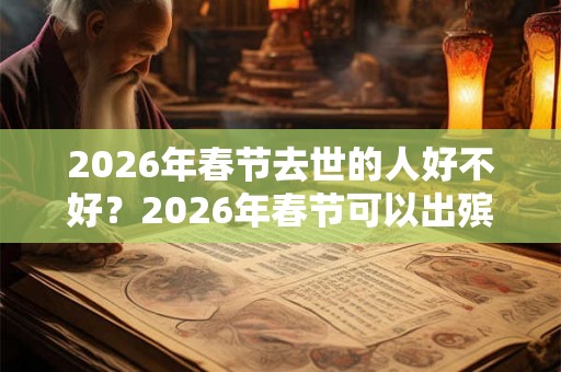 2026年春节去世的人好不好？2026年春节可以出殡安葬吗？