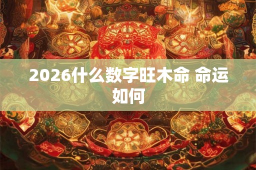 2026什么数字旺木命 命运如何