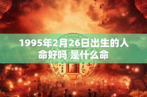 1995年2月26日出生的人命好吗 是什么命