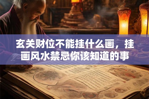 玄关财位不能挂什么画，挂画风水禁忌你该知道的事
