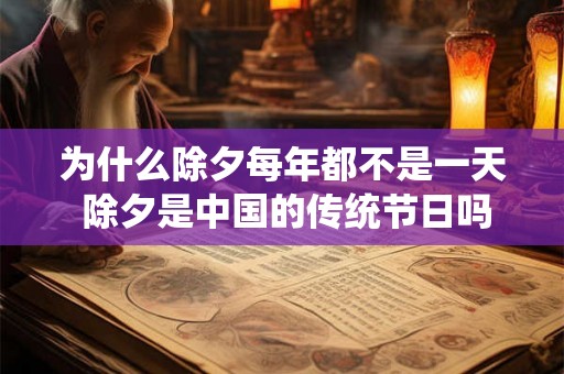 为什么除夕每年都不是一天 除夕是中国的传统节日吗