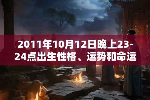 2011年10月12日晚上23-24点出生性格、运势和命运