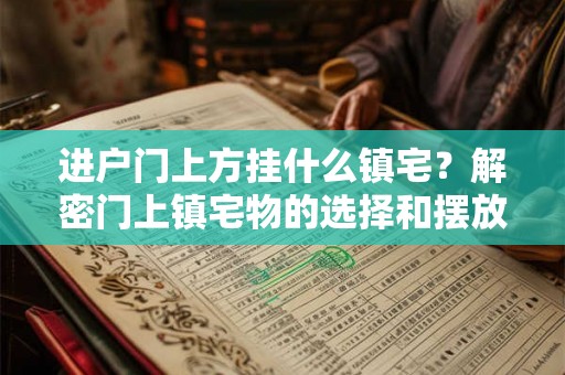 进户门上方挂什么镇宅？解密门上镇宅物的选择和摆放