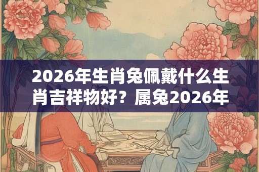 2026年生肖兔佩戴什么生肖吉祥物好？属兔2026年吉祥物