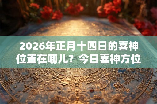 2026年正月十四日的喜神位置在哪儿?今日喜神方位 2026年正月十四日的喜神位置在哪儿?今日喜神方位