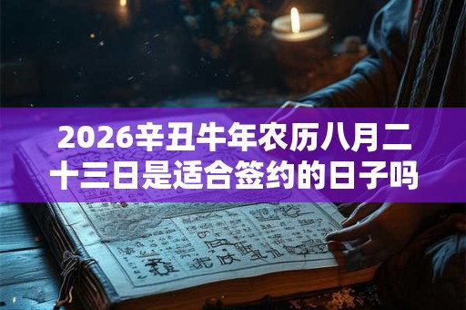 2026辛丑牛年农历八月二十三日是适合签约的日子吗? 2026辛丑牛年农历八月二十三日是适合签约的日子吗?