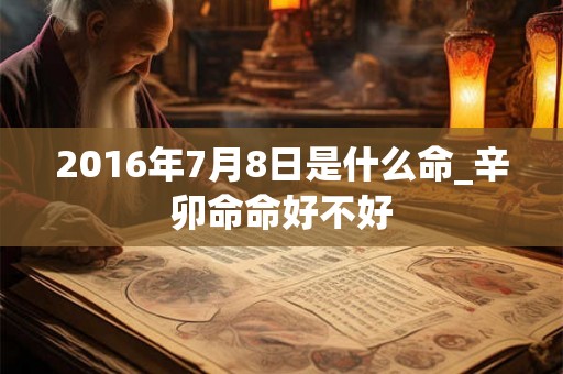 2016年7月8日是什么命_辛卯命命好不好 2016年7月8日是什么命_辛卯命命好不好