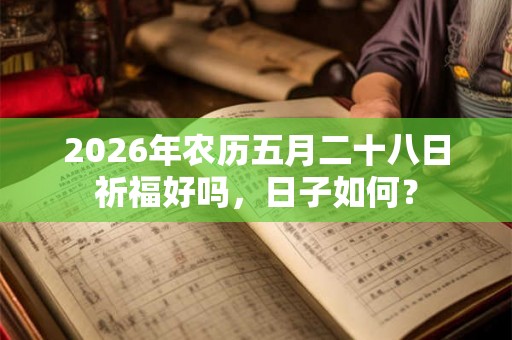 2026年农历五月二十八日祈福好吗，日子如何？