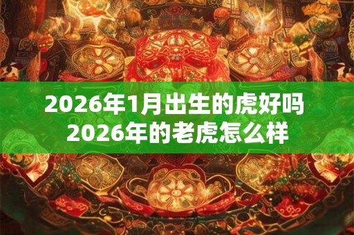2026年1月出生的虎好吗 2026年的老虎怎么样