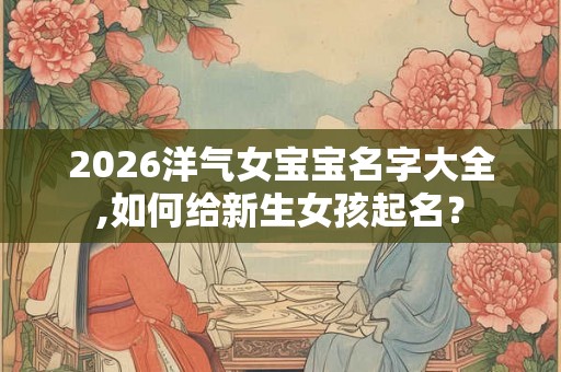 2026洋气女宝宝名字大全,如何给新生女孩起名? 2026洋气女宝宝名字大全,如何给新生女孩起名?