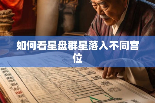 如何看星盘群星落入不同宫位