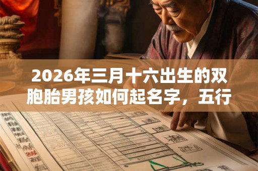 2026年三月十六出生的双胞胎男孩如何起名字,五行属什么 2026年三月十六出生的双胞胎男孩如何起名字,五行属什么