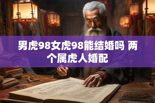 男虎98女虎98能结婚吗 两个属虎人婚配