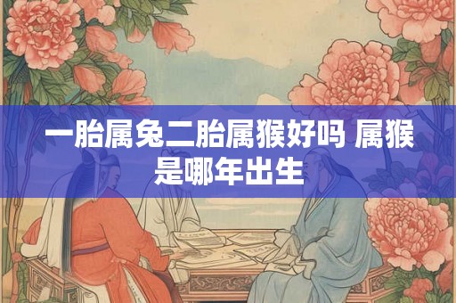 一胎属兔二胎属猴好吗 属猴是哪年出生