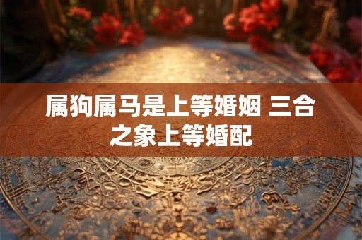 属狗属马是上等婚姻 三合之象上等婚配 属狗属马是上等婚姻 三合之象上等婚配