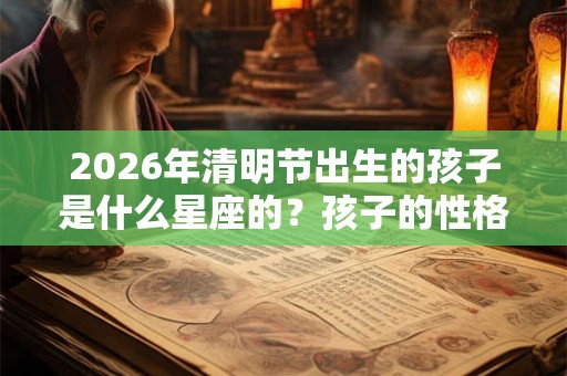 2026年清明节出生的孩子是什么星座的？孩子的性格特点是什么？