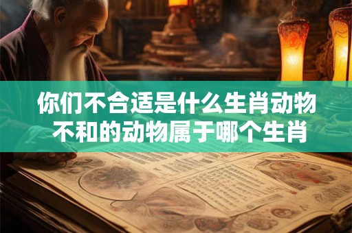 你们不合适是什么生肖动物 不和的动物属于哪个生肖