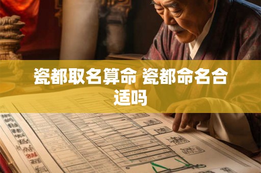 瓷都取名算命 瓷都命名合适吗 瓷都取名算命 瓷都命名合适吗