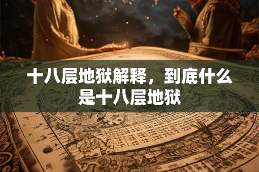 十八层地狱解释,到底什么是十八层地狱 十八层地狱解释,到底什么是十八层地狱