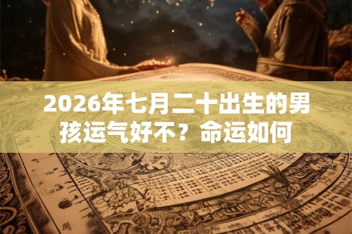 2026年七月二十出生的男孩运气好不？命运如何