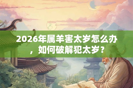 2026年属羊害太岁怎么办，如何破解犯太岁？