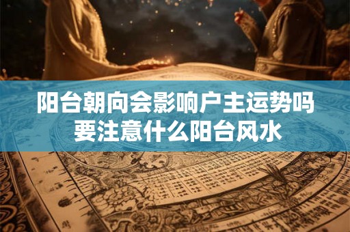 阳台朝向会影响户主运势吗 要注意什么阳台风水
