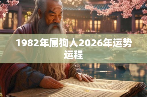 1982年属狗人2026年运势运程