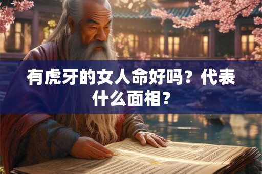 有虎牙的女人命好吗？代表什么面相？