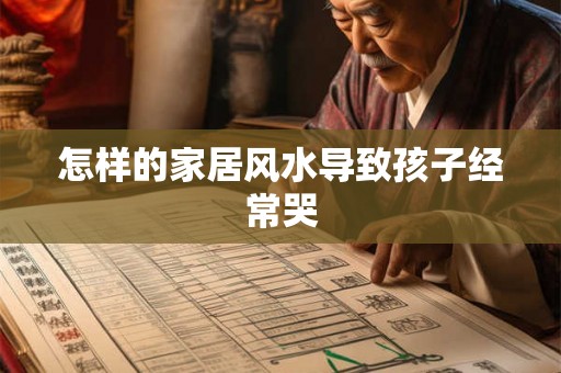 怎样的家居风水导致孩子经常哭
