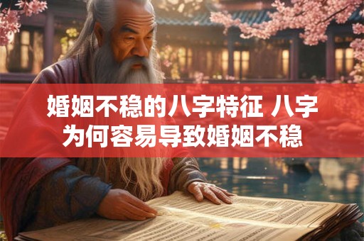 婚姻不稳的八字特征 八字为何容易导致婚姻不稳