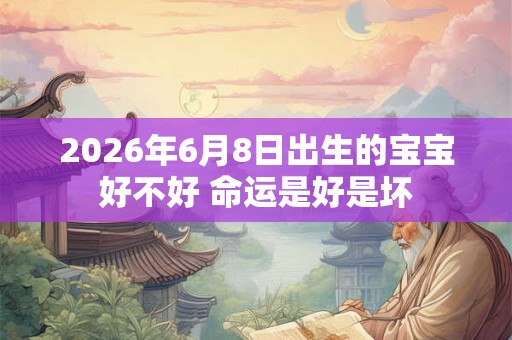 2026年6月8日出生的宝宝好不好 命运是好是坏