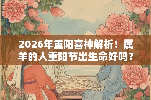 2026年重阳喜神解析！属羊的人重阳节出生命好吗？